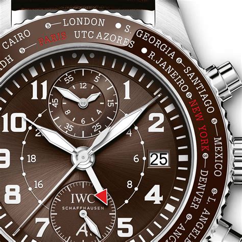 iwc men's pilot watch|iwc pilot's watch timezoner chronograph.